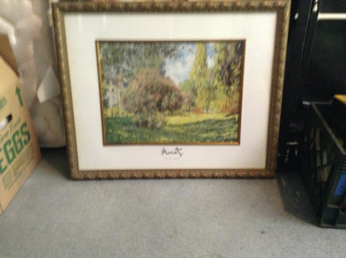 Monet print 30x25: Monet print 30x25