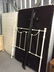 iron complete full-size bed with mattress and box
