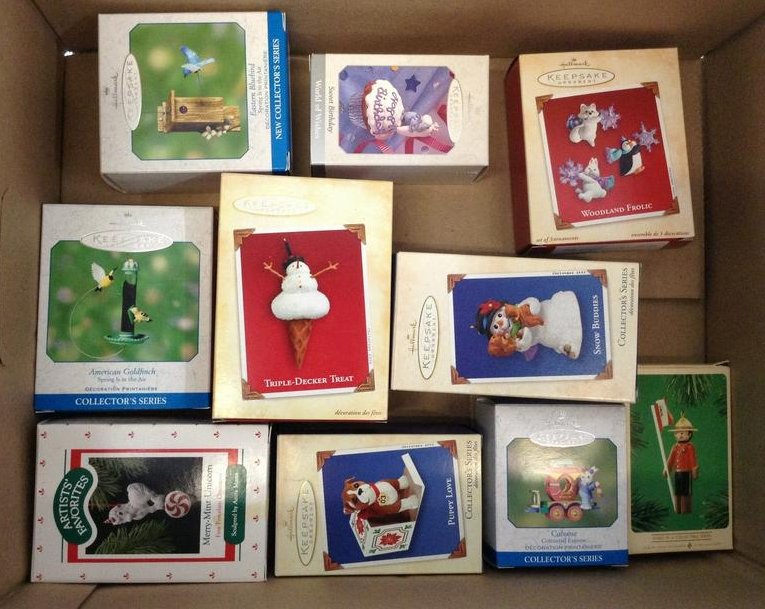 lot of hallmark keepsake ornaments new in the box: lot of hallmark keepsake ornaments new in the box