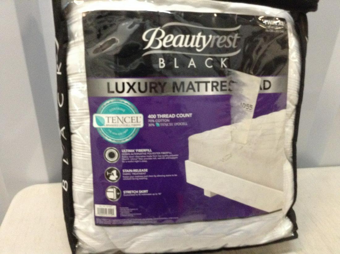beauty rest luxury mattress pad twin xl: beauty rest luxury mattress pad twin xl