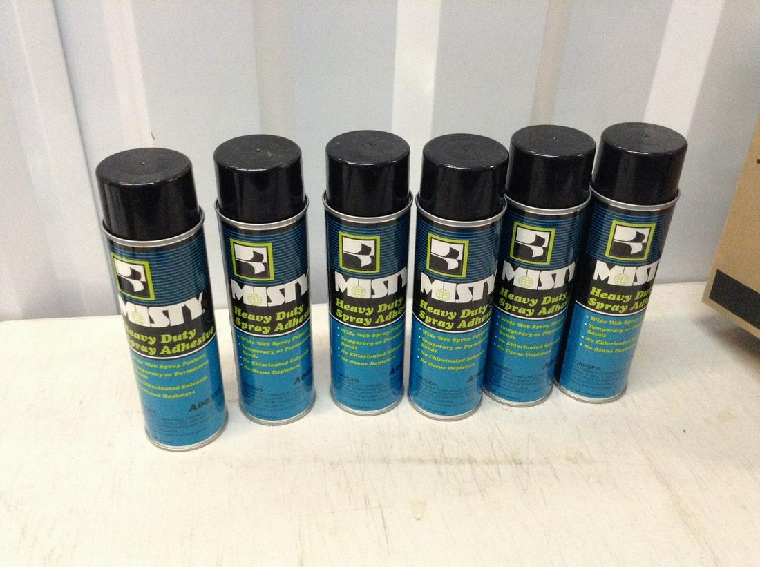 lot of 6 misty spray adhesive: lot of 6 misty spray adhesive