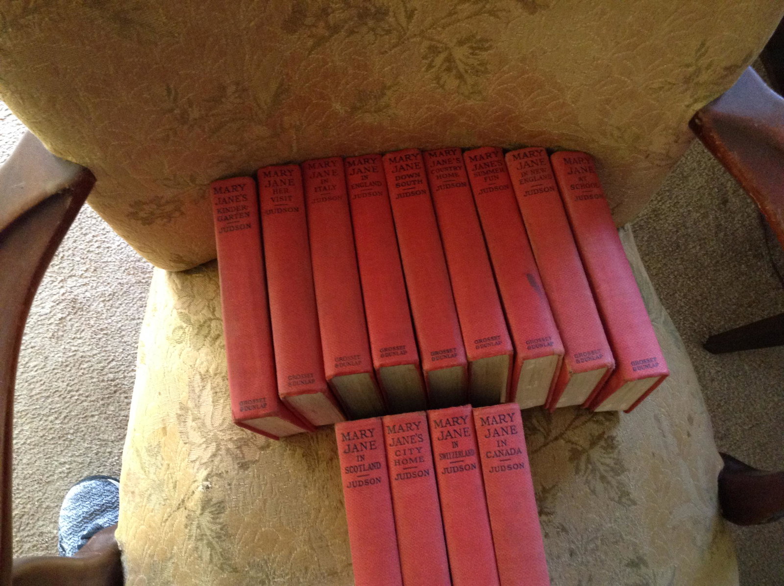 complete set of 1921 Mary jane books: complete set of 1921 Mary jane books