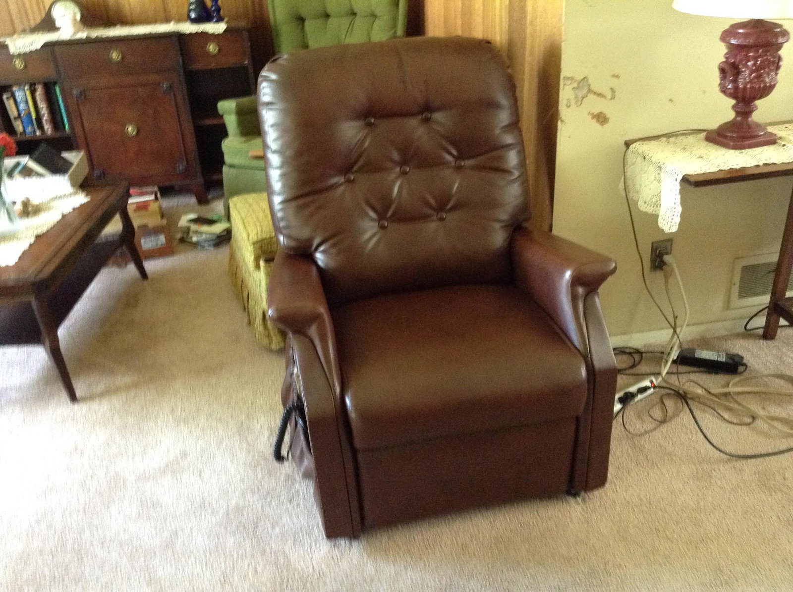 power lift leather recliner: power lift leather recliner