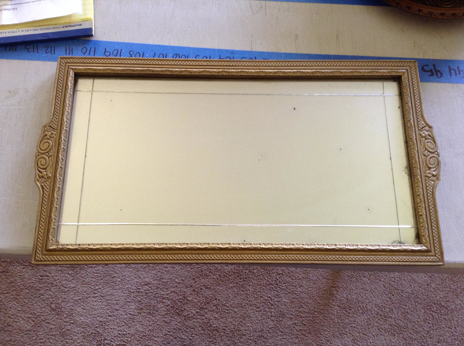mirrored serene tray: mirrored serene tray