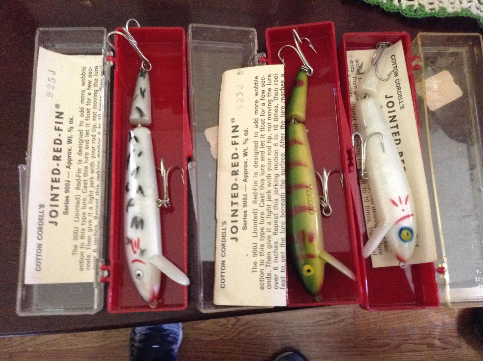 cotton cordelles vintage lures: cotton cordelles vintage lures