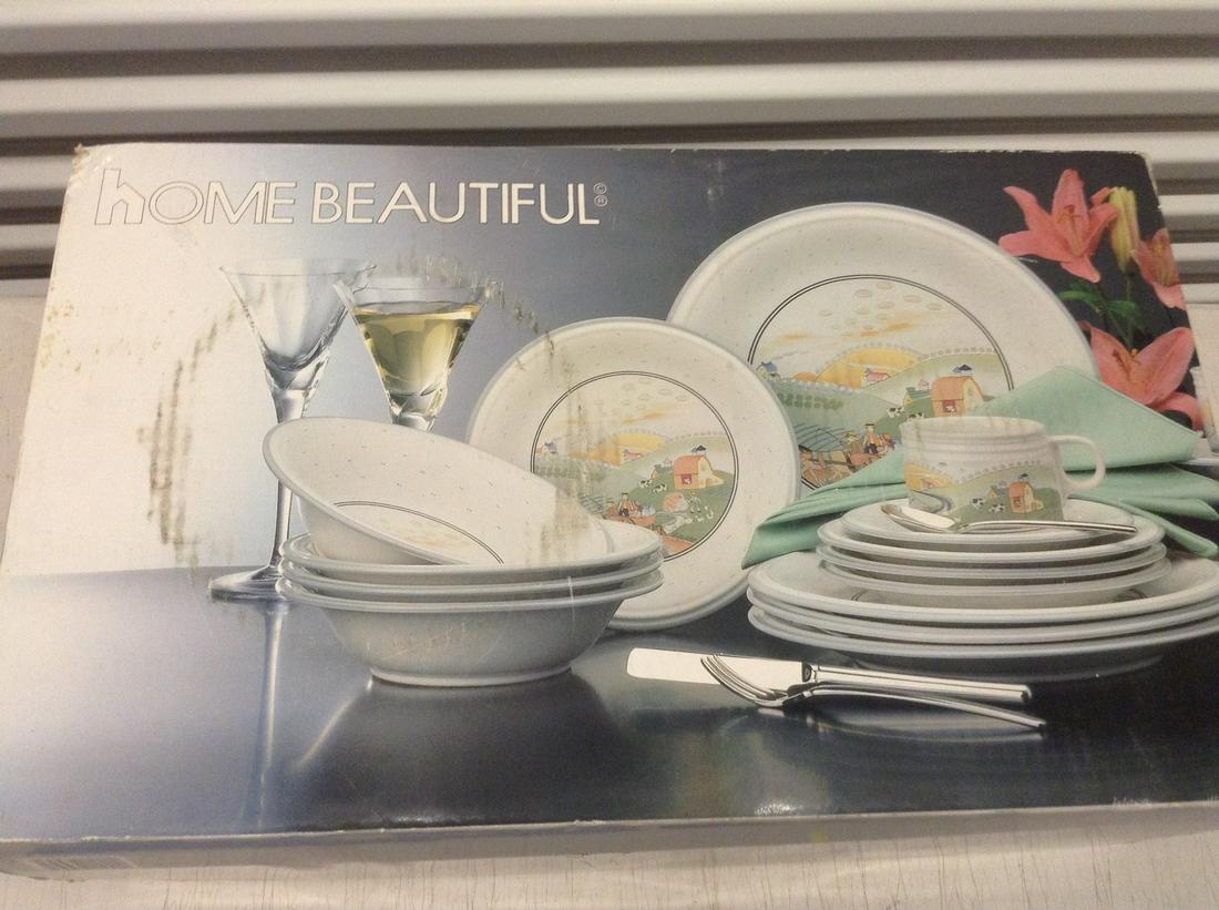home beautiful 20 pc set, service for four in box (1 of 1)