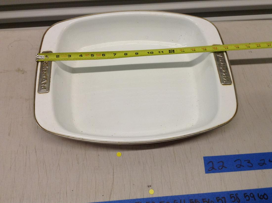 vintage kitchen aid enameled pan 17": vintage kitchen aid enameled pan 17"