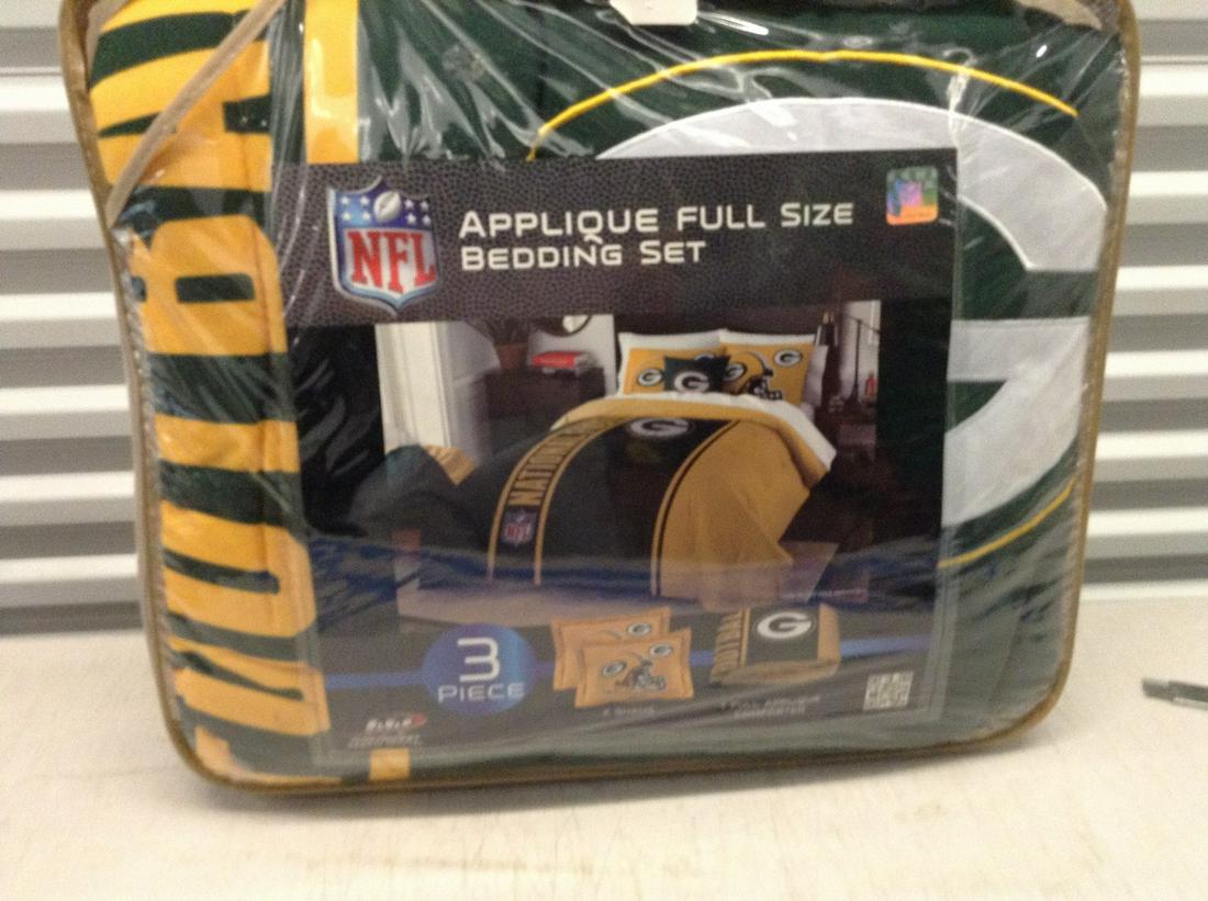 NFL green bay packers bedding set full size 3 pieces (1 of 1)