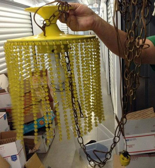 mcm hanging beaded lamp (1 of 1)