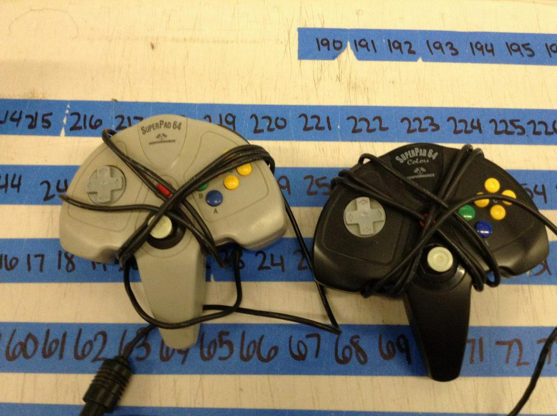 lot of two video game controllers (1 of 1)