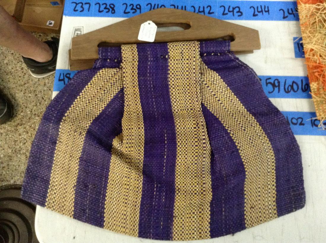 Newark museum hand woven hand carved African satchel (1 of 1)