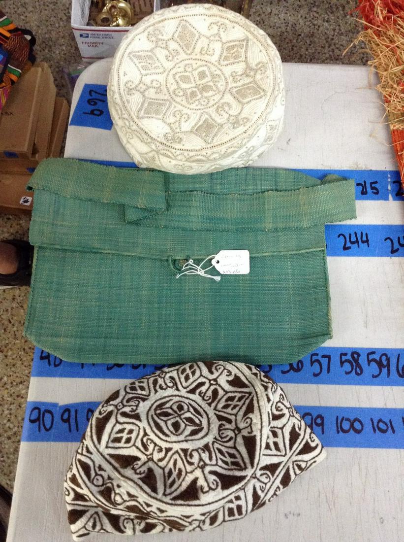 Newark museum African regional pocketbooks and hats (1 of 1)