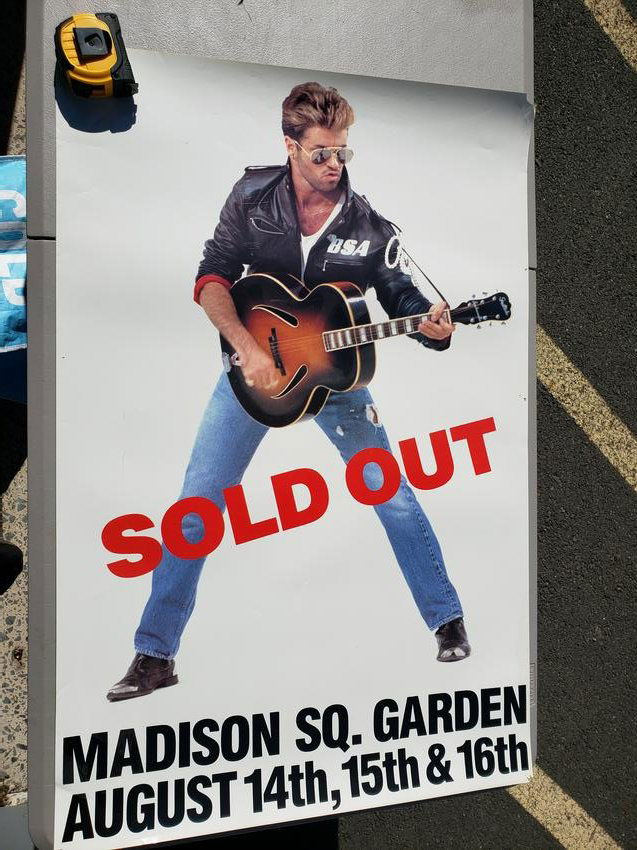 George Michael Madison Square Garden Laminated Concert (1 of 1)