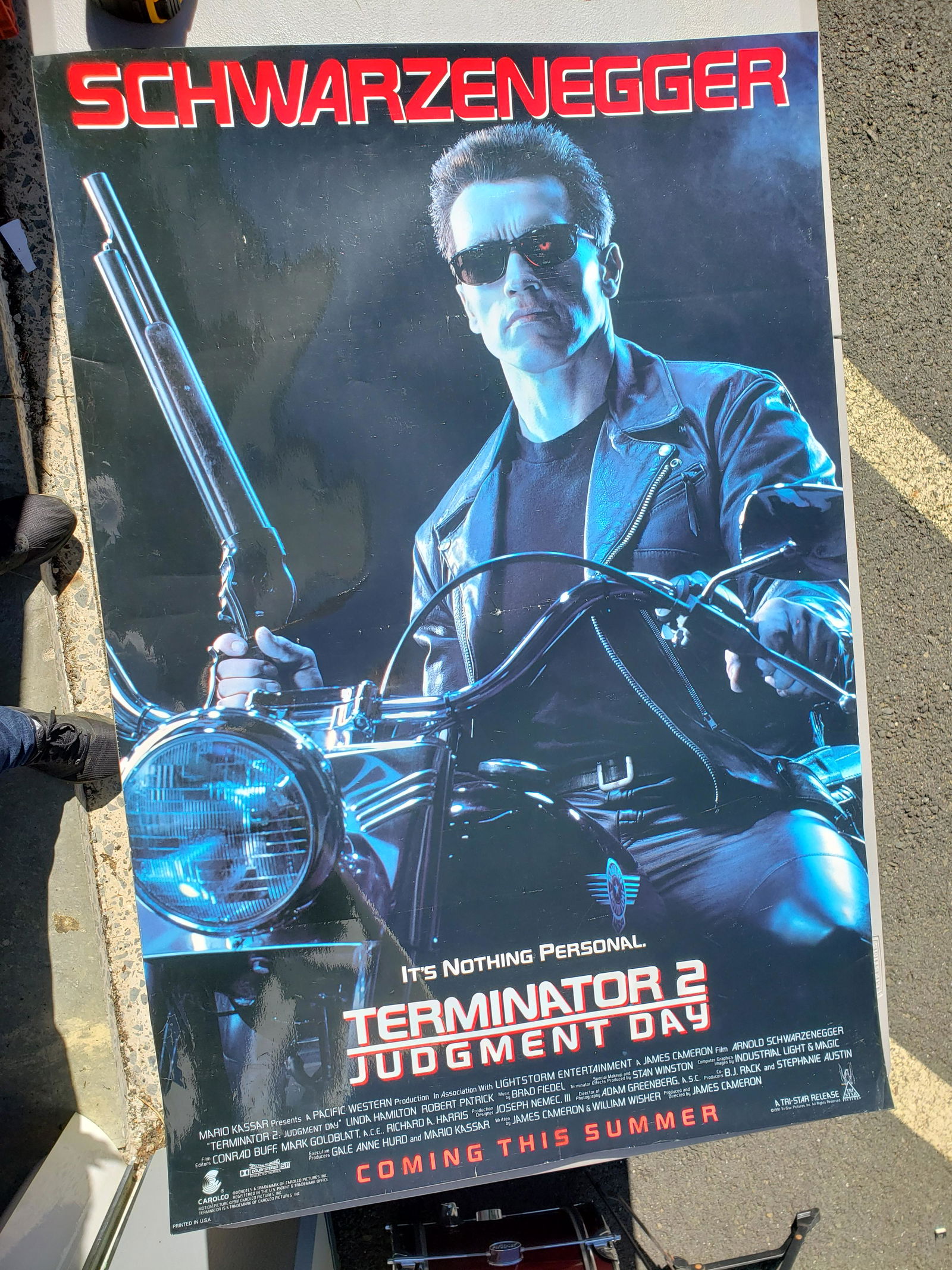 Terminator 2 Judgement Day  laminated movie Poster (1 of 1)