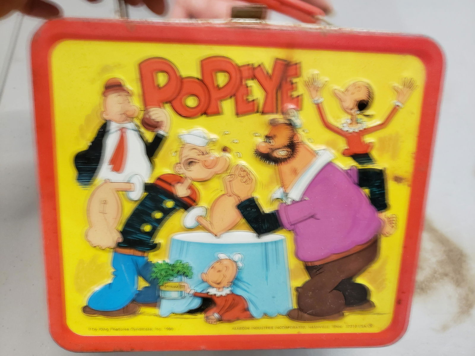 vintage popeye lunchbox (1 of 1)