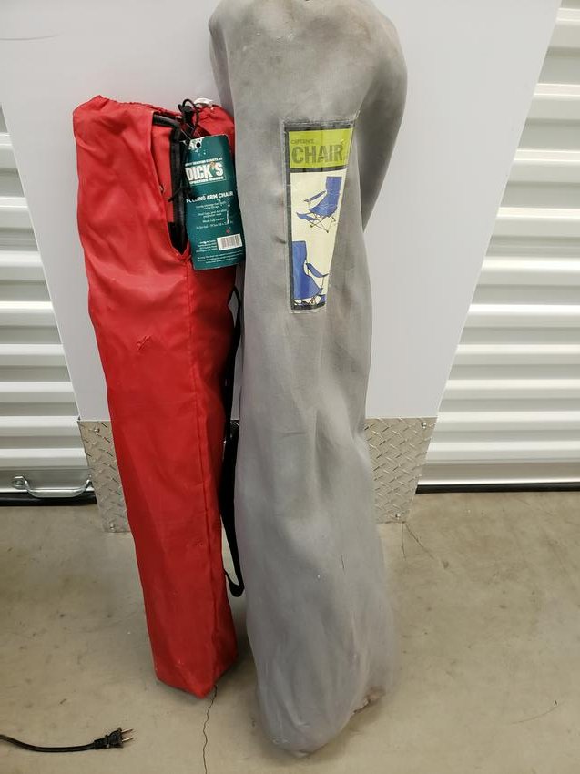 lot of two folding chairs (1 of 1)