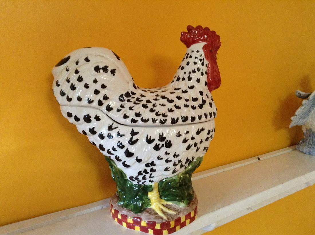 roaster cookie jar: 14"