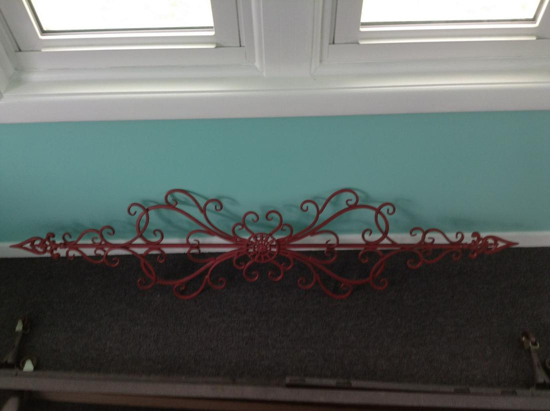 doorway metal ornament 52" long: doorway metal ornament 52" long