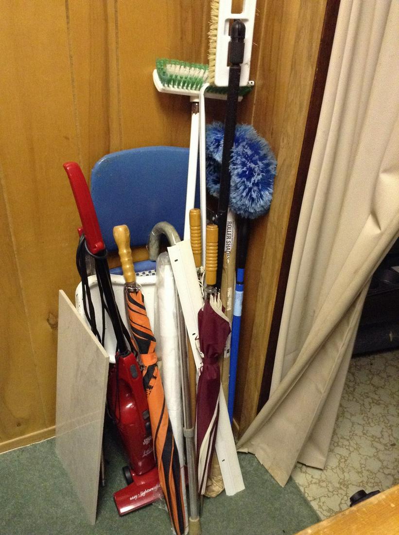 vintage step stool umbrellas and more (1 of 1)