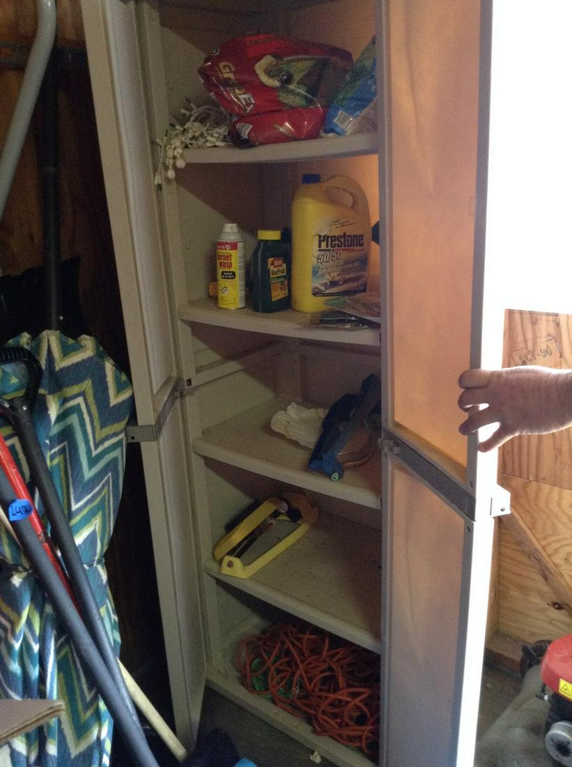 contents of storage cabinet (1 of 1)