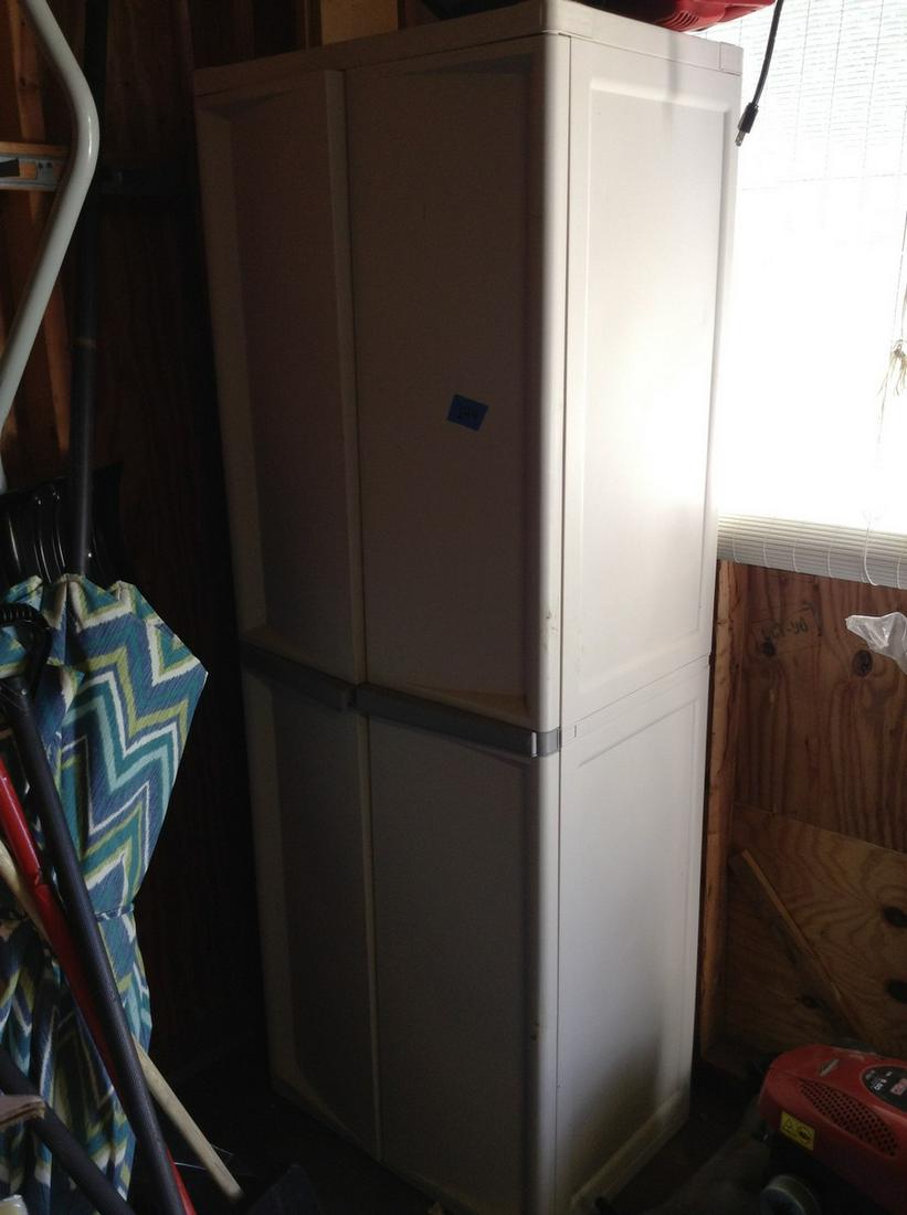 Rubbermaid storage cabinet 69" high 26" across (1 of 1)