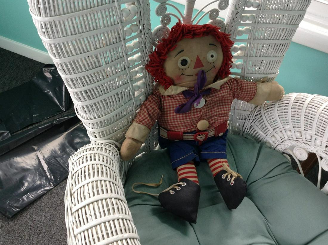 vintage raggedy Ann doll: vintage raggedy Ann doll