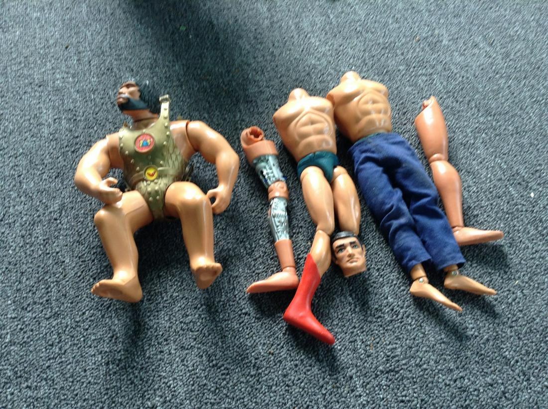 1970s Hasbro and amigo action figure body parts: 1970s Hasbro and amigo action figure body parts