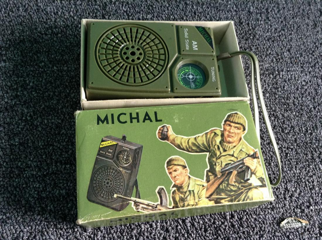 rare Michael am radio with the compass and box: rare Michael am radio with the compass and box