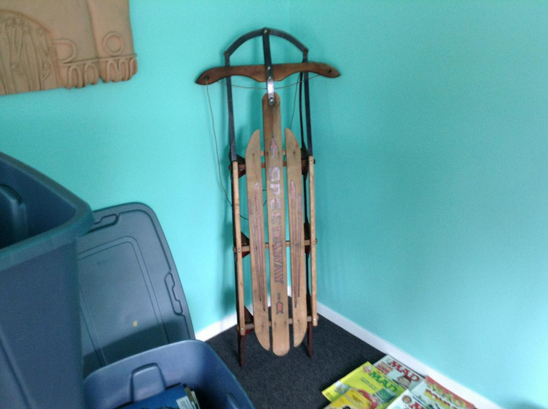 speedway flexible flyer sled 58" tall (1 of 1)