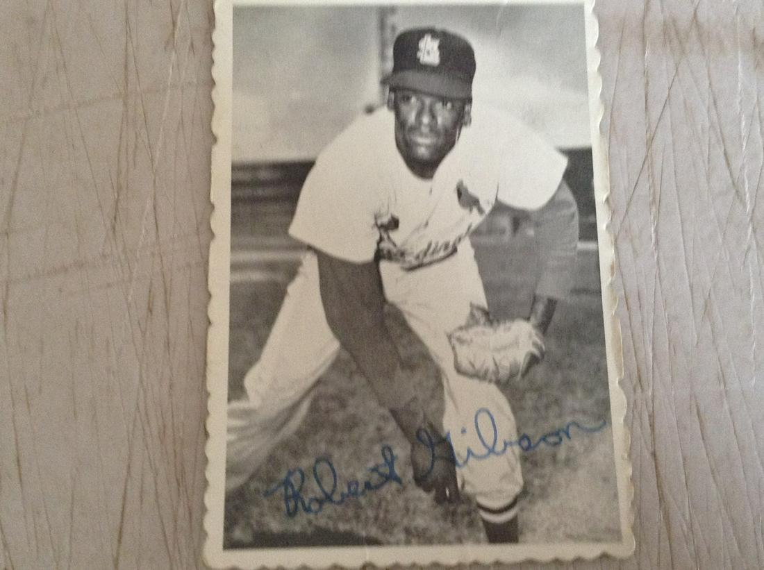 bob Gibson signed baseball photo (1 of 1)