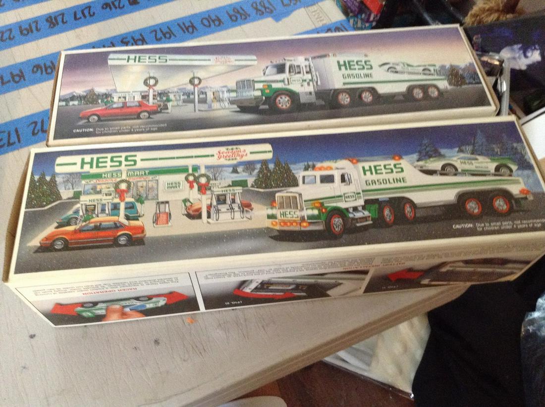 lot of two Hess trucks (1 of 1)