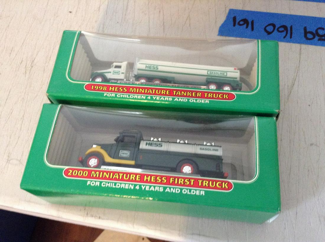 lot of two Hess trucks (1 of 1)