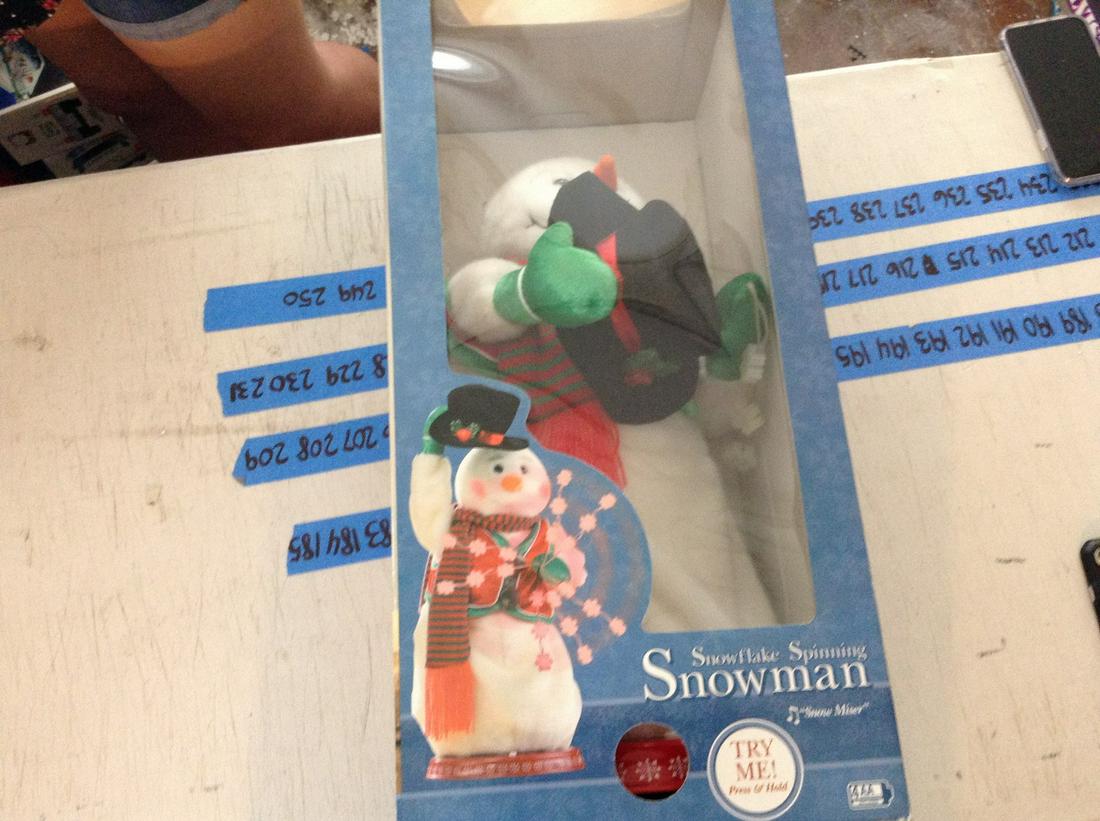 snowflake spinning snowman: snowflake spinning snowman