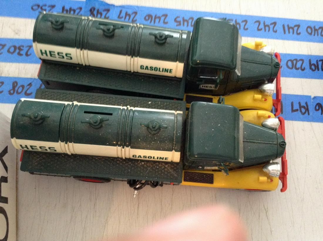 lot of 2 vintage Hess trucks with NO boxes (1 of 1)