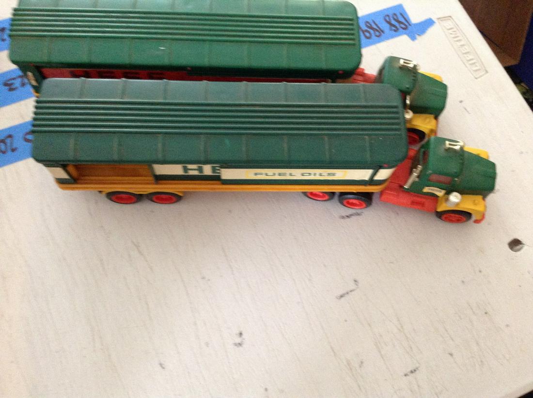 lot of 2 vintage Hess trucks with NO boxes (1 of 1)