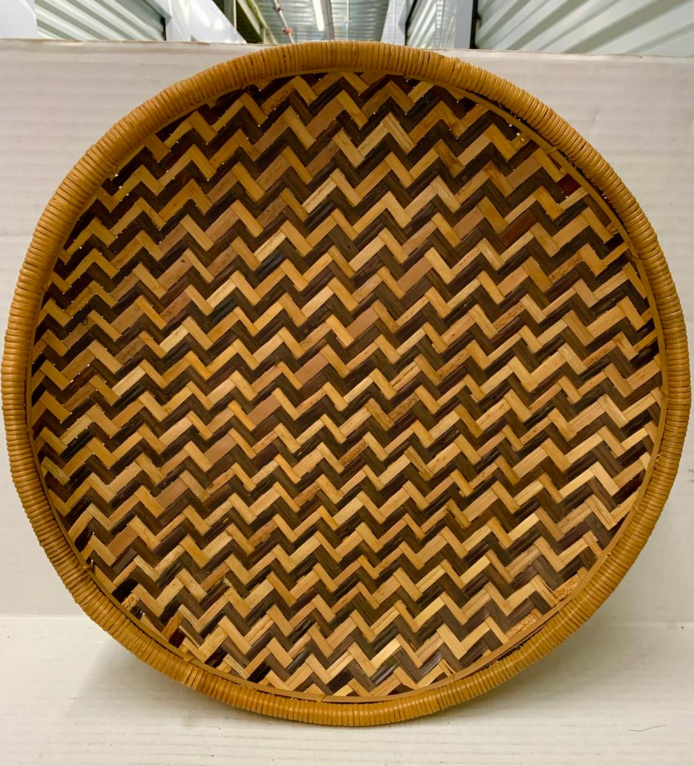 Large Beautiful Wicker Bread Basket (1 of 1)