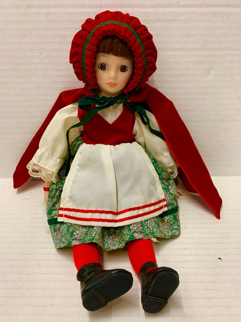 Little Red Riding Hood: Porcelain Doll 14 1/2" Tall