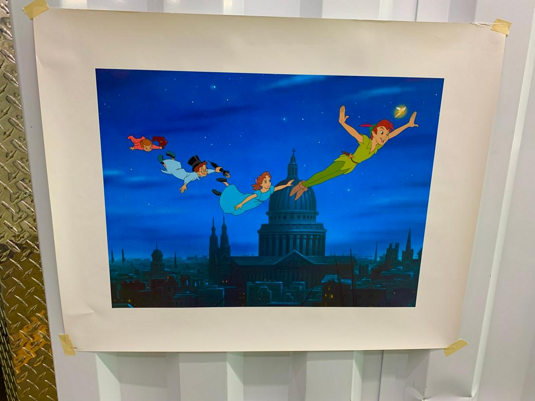 Peter Pan, Disney Cell: 24 x 30 1/2 cell