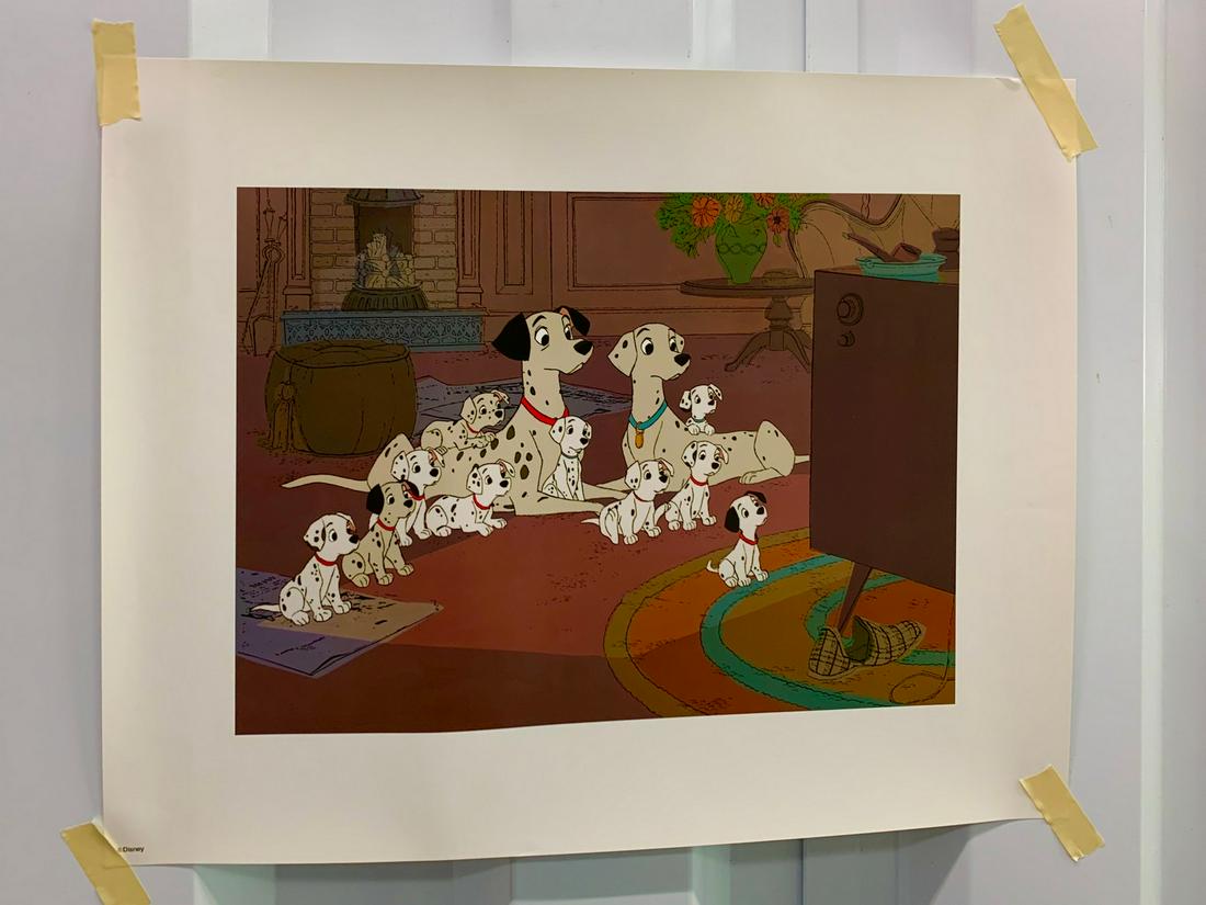 1,001 Dalmatians, Disney Cell: 20 x 15 1/2 Cell
