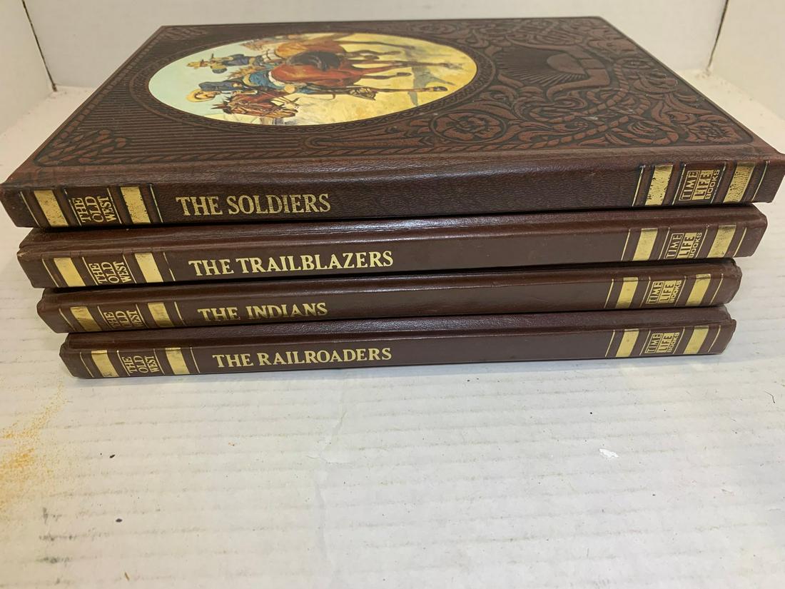 Lot of Time Life, Old West  Leather bound books (1 of 1)