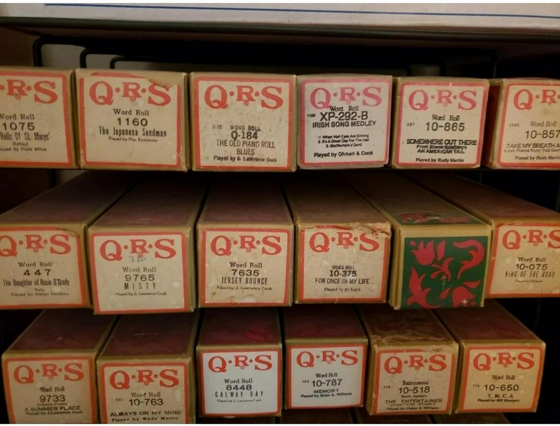 lot of QRS piano rolls: lot of QRS piano rolls