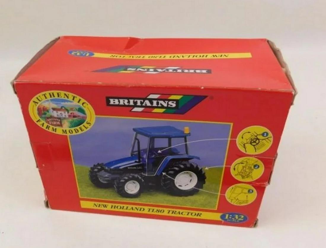 Britains New Holland TL80 Tractor authentic farm models: Britains New Holland TL80 Tractor authentic farm models