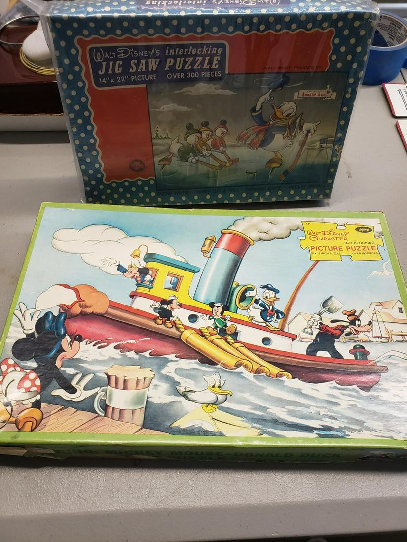 Two vintage Walt Disney puzzles: Two vintage Walt Disney puzzles