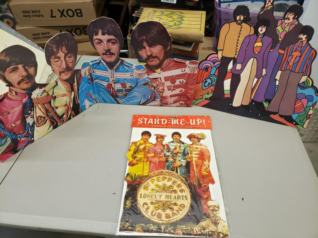 Lot of Beatles stand up displays: Lot of Beatles stand up displays