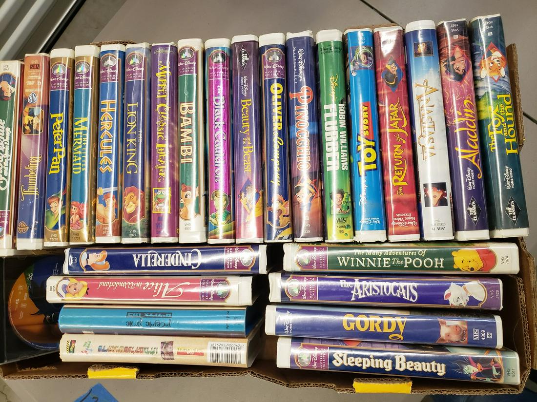 lot of Walt Disney VHS tapes: lot of Walt Disney VHS tapes