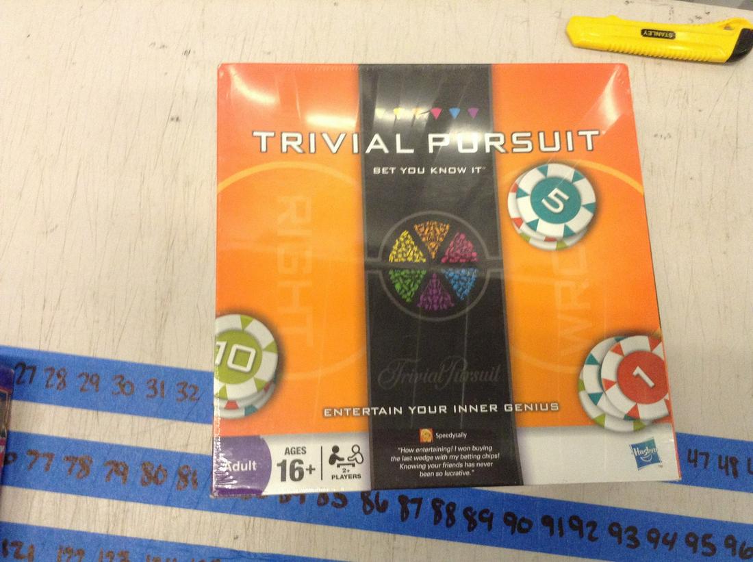 hasbro trivial pursuit game sealed: hasbro trivial pursuit game sealed