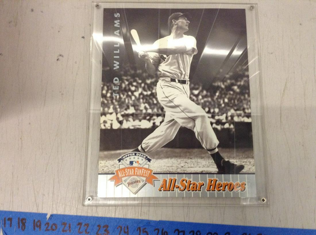 upper deck all star finest Ted Williams Plaque 10x12: upper deck all star finest Ted Williams Plaque 10x12