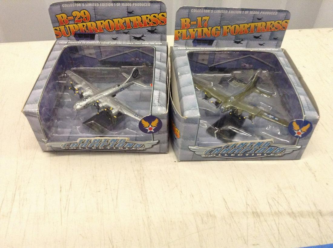 lot of two fly champignons diecast airplanes in the: lot of two fly champignons diecast airplanes in the package