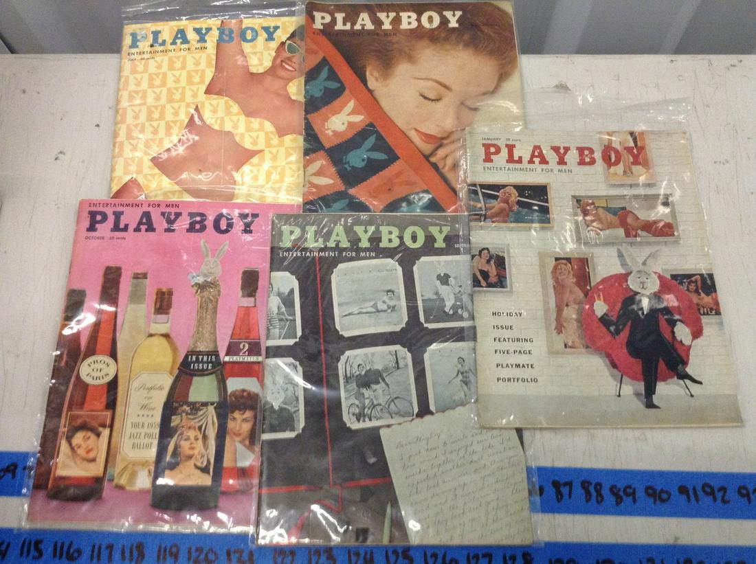 lot of 1950s playboy magazines: lot of 1950s playboy magazines