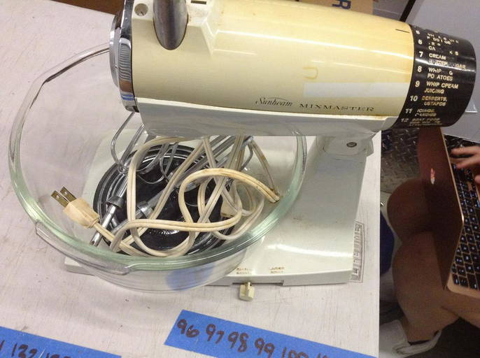 Vintage Sunbeam Mixer With Bowl And Blades